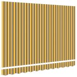 vidaXL Toile de rechange pour store banne Multicolore 350 x 200 cm