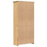 vidaXL Bibliothèque BODO Marron miel 82 x 40 x 173 cm