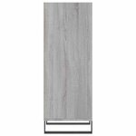 vidaXL Buffet sonoma gris 34 5x32 5x90 cm bois d'ingénierie