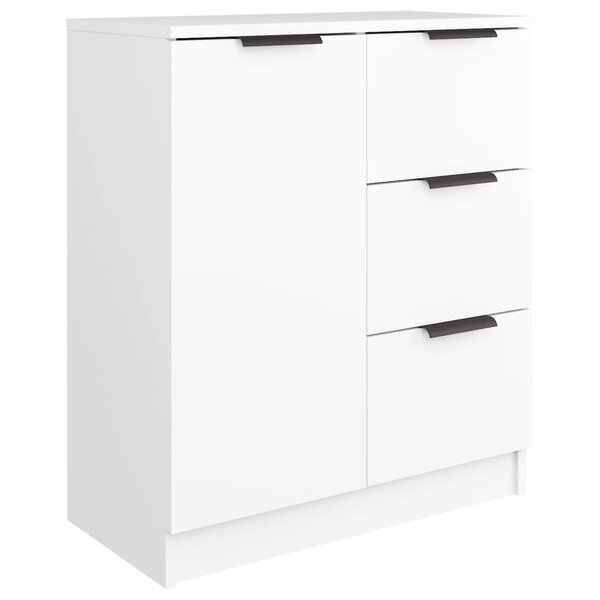 vidaXL Buffet Blanc 60x30x70 cm Bois d'ingénierie