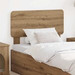 vidaXL Tête de lit Chêne artisanal 75 cm Bois d'ingénierie