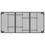 vidaXL Ensemble à manger de jardin 9 Pièces anthracite métal maille