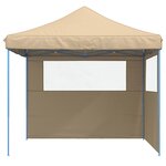 vidaXL Tente de fête Beige 292 x 292 x 315 cm Tissu Oxford