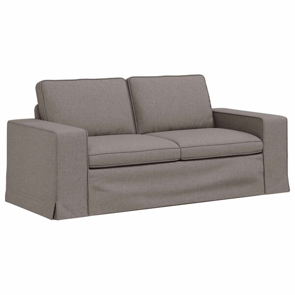 vidaXL Canapé Taupe 182 x 80 x 82 cm tissu