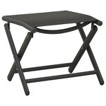 vidaXL Ensemble à manger de jardin 10 Pièces noir et anthracite