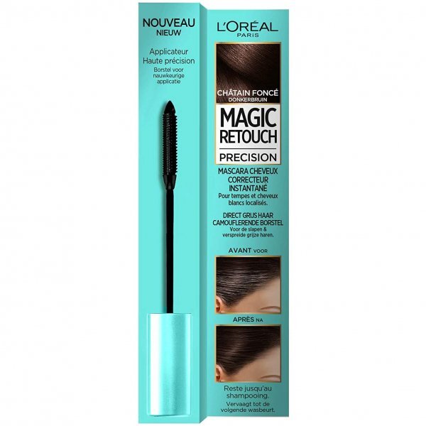 L'Oréal Paris - Mascara Retouche Racine MAGIC RETOUCH PRÉCISION - Châtain Foncé