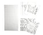 Carte à colorier avec enveloppe "just for you" 13 5 cm 6 pièces
