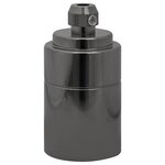 vidaXL Douilles de lampe 2 Pièces noir brillant E27