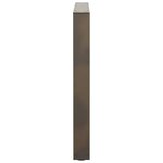 vidaXL Pieds de table à manger en forme de V  2 pièces  acier naturel  90 x (72-73 3) cm
