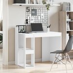 vidaXL Bureau blanc 103 5x56 5x94 cm bois d'ingénierie