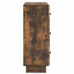 vidaXL Armoire à tiroirs Chêne fumé 66 x 34 5 x 90 cm