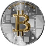 Pièce de monnaie en Argent 1000 Satoshi g 21 Millésime 2025 Satoshi CRAB