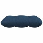 vidaXL Coussins de siège 4 Pièces Bleu 40 x 40 x 12 cm tissu