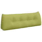 vidaXL Coussin de Dos Vert clair 140 x 24 x 50 cm tissu