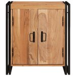 vidaXL Cabinet de chevet Marron 66 x 35 x 76 cm Bois d'acacia massif