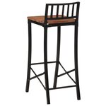 vidaXL Chaises de bar lot de 4 bois d'acacia massif