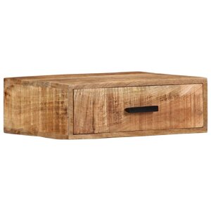 vidaXL Table de chevet murale 40x30x13 5 cm bois de manguier massif