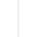 vidaXL Tête de lit métal blanc 180 cm