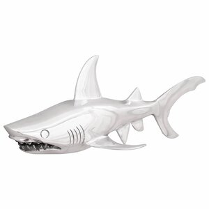 vidaXL Sculpture Argent 68 x 20 x 24 cm Aluminium