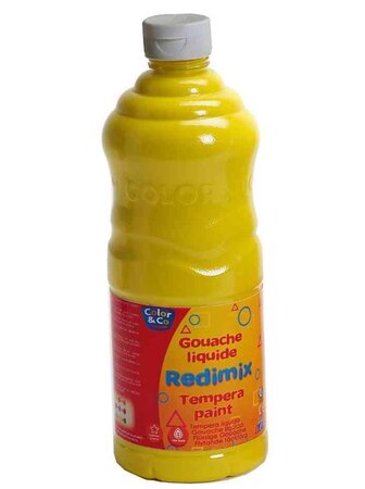 Gouache liquide 1.000 ml, jaune LEFRANC BOURGEOIS