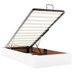 vidaXL Cadre de lit ottoman sans matelas blanc 80x200 cm similicuir
