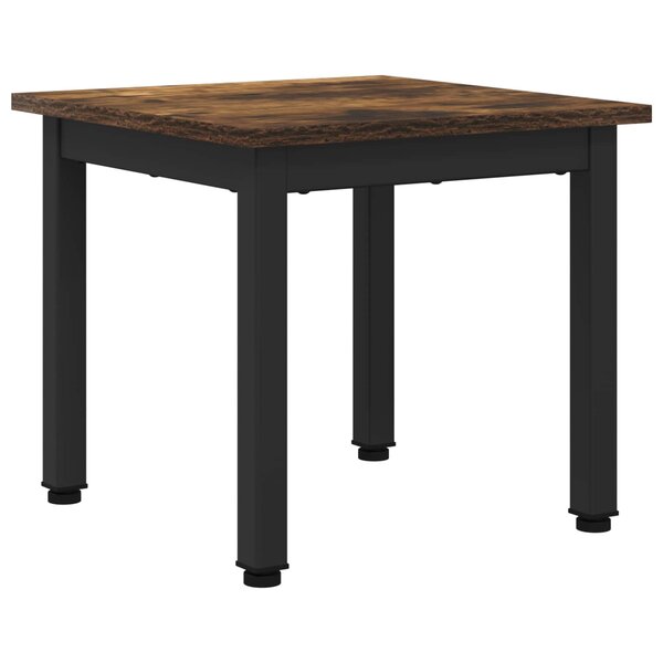 vidaXL Table basse Chêne Fumé 40 x 40 x 36 cm Bois d'ingénierie