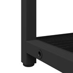 vidaXL Ensemble de meubles de salle de bain 3 pièces en chêne noir