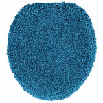 vidaXL Tapis de bain 3 Pièces Bleu 50 x 50 cm Polypropylène