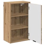 vidaXL Cabinet de salle de bain Chêne artisanal 39 x 23 5 x 65 cm
