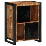 vidaXL Buffet multicolore 55x35x70 cm bois massif récupération