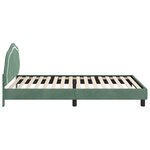 vidaXL Cadre de lit pour enfants avec tête de lit Vert Mer 90 x 200 cm
