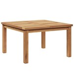 vidaXL Table basse Marron 60 x 60 x 36 cm Bois de teck massif