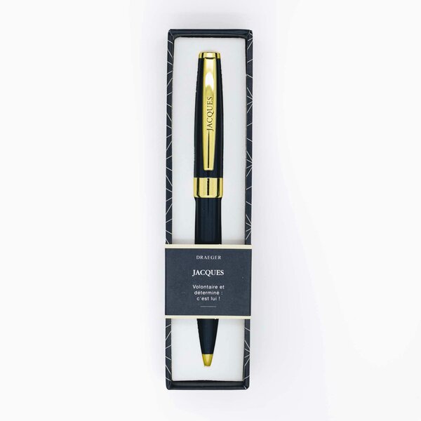 Stylo bille prénom homme Pastel Chic - Jacques - Draeger