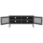 vidaXL Meuble TV Anthracite 105x35x50 cm Acier