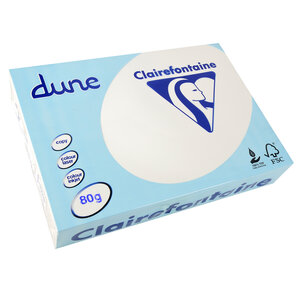 Ramette 500 Feuilles Dune 80g A4 210x297 mm TCF Blanc CLAIREFONTAINE