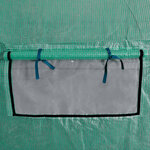 vidaXL Serre portable Cadre en acier 18 m²