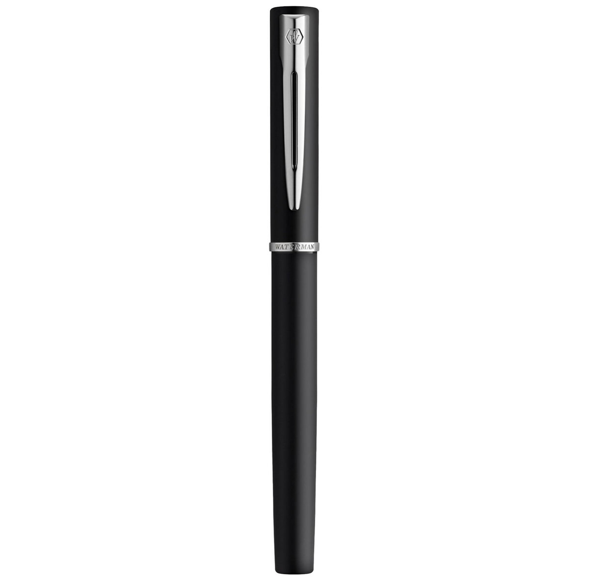 Waterman Graduate Allure Stylo-plume Laque Noir Mat + 8 Cartouches Noir Intense – Plume Moyenne