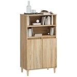 vidaXL Buffet haut Chêne sonoma 60x36x110 cm Bois d'ingénierie