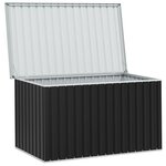 vidaXL Boîte de rangement de jardin Anthracite 171x99x93 cm