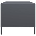 vidaXL Meuble TV anthracite 68x50x43 5 cm acier laminé à froid