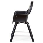 CHILDHOME Chaise haute de bébé 2-en-1 Evolu 2 Noir