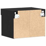 vidaXL Meuble TV Chêne noir 40 x 30 x 30 cm Bois d'ingénierie