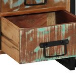 vidaXL Cabinet de chevet 40 x 35 x 50 cm bois de récupération massif