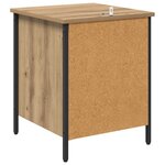 vidaXL Cabinet de chevet avec tiroir chêne artisanal 40 x 42 x 50 cm
