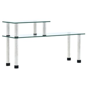 vidaXL Étagère de cuisine Transparent 45x16x26 cm Verre trempé