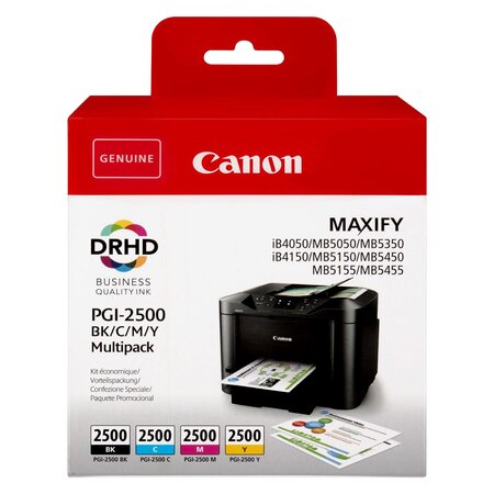 Canon canon pgi-2500 bk/c/m/y multipack
