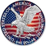 Pièce de monnaie en Argent 1 Dollar g 31.1 (1 oz) Millésime 2025 FIREWORKS OF FREEDOM