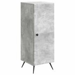 vidaXL Buffet Gris béton 33 x 34 5 x 90 cm Bois d'ingénierie