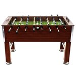 vidaXL Table de football Acier 60 kg 140 x 74 5 x 87 5 cm Marron