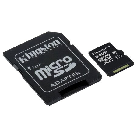 Carte MicroSD avec adaptateur SD 64 Go, Cartes microSD